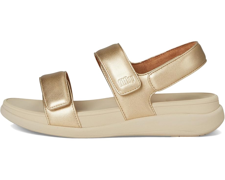 Сандалии FitFlop F-Mode Go Adjustable Flatform Back-Strap Sandals, цвет Platino — фото 4