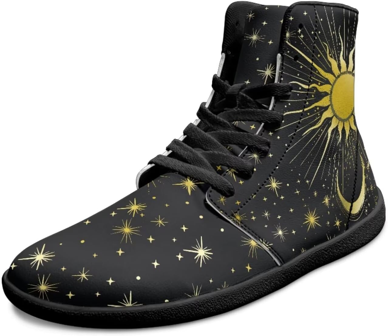 

Мужские высокие кроссовки Galaxy Print с широким носком, шнуровкой, противоскользящей подошвой для тренировок и бега Xixirimido