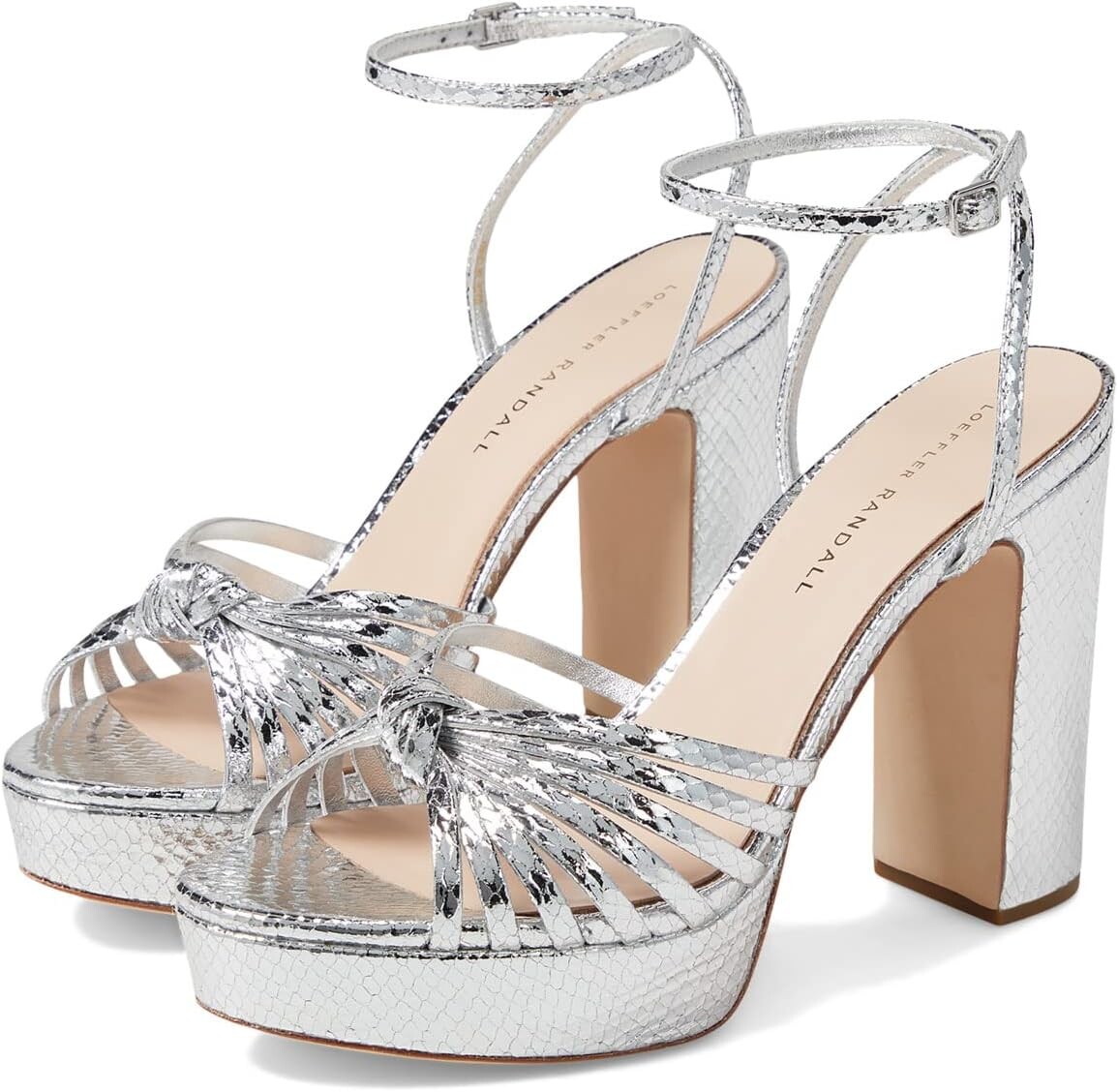 Босоножки Rivka Loeffler Randall, цвет Silver