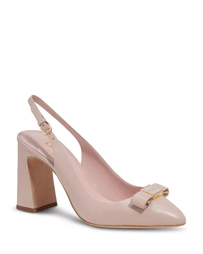 Kate Spade New York Bowdie KB829 Женские туфли-лодочки на устойчивом каблуке 7,5, розовый