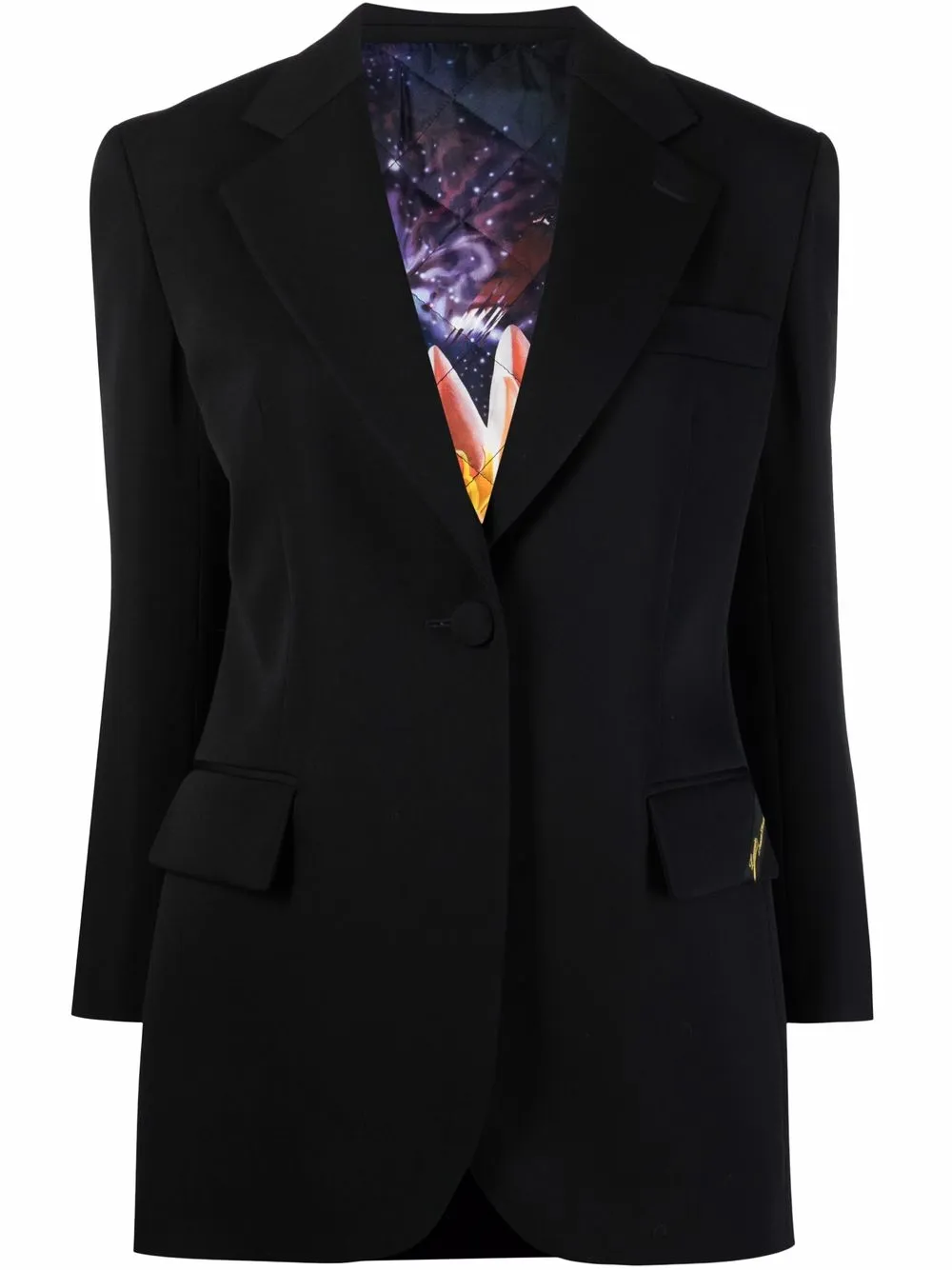 

Однобортный пиджак Lanvin, черный