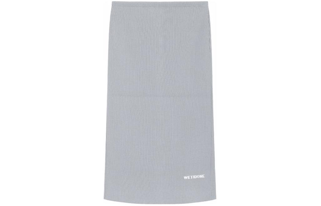 

SS24 Повседневная длинная юбка женская светло-серая WE11DONE, светло-серый