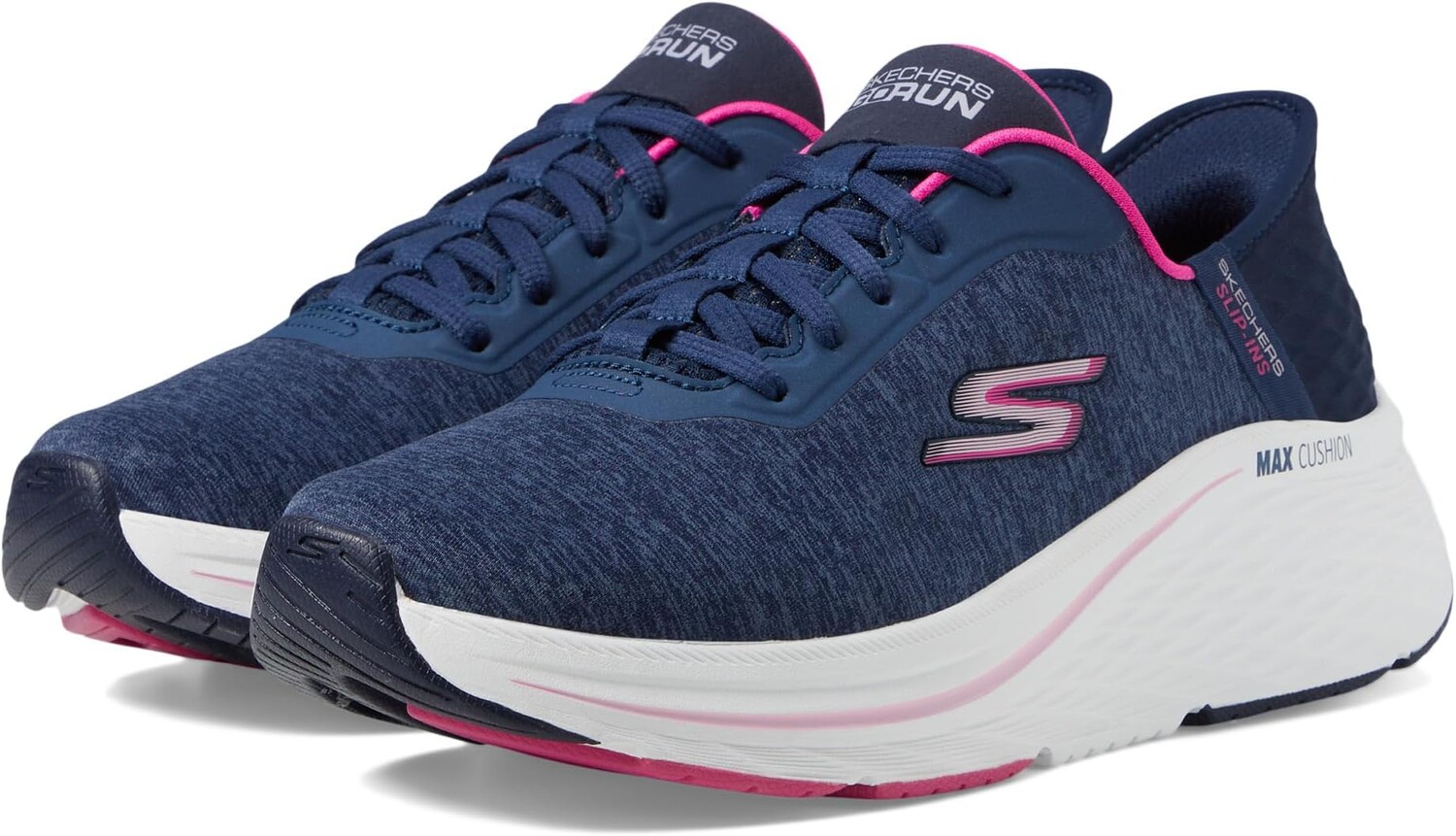 

Кроссовки Max Cushioning Elite 2.0 Prevail Hands Free Slip-Ins SKECHERS, цвет Navy/Pink, Синий, Кроссовки Max Cushioning Elite 2.0 Prevail Hands Free Slip-Ins SKECHERS, цвет Navy/Pink