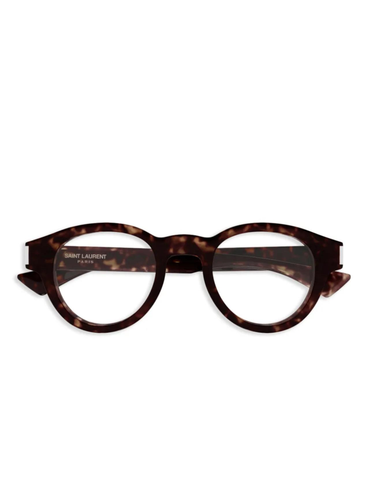 

Saint Laurent Eyewear очки в круглой оправе, коричневый