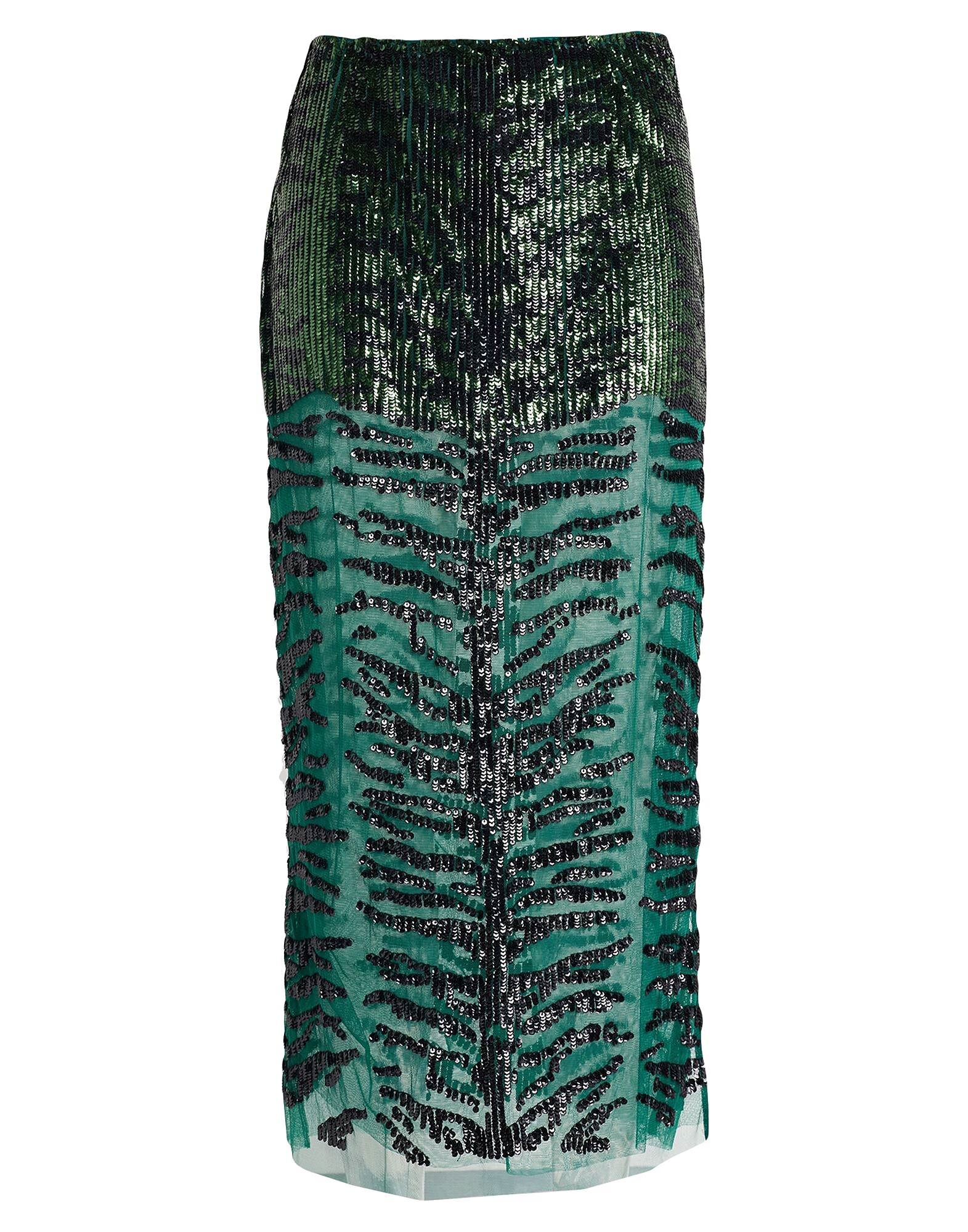 

Юбка миди Pinko, зеленый