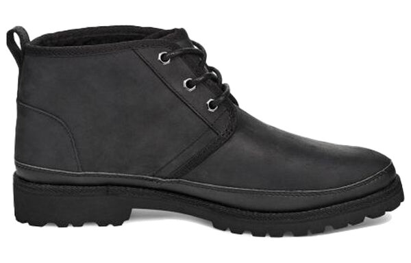 Зимние ботинки мужские Ugg водонепроницаемые на каблуке, черный — фото 2