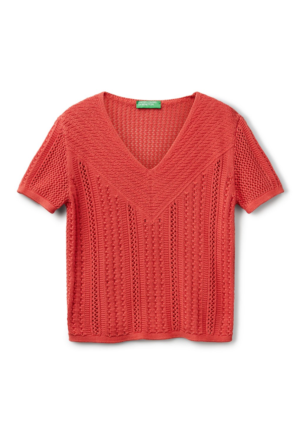 

Базовая футболка PERFORATED United Colors of Benetton, красный