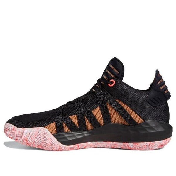 

Кроссовки dame 6 'signal pink' Adidas, черный