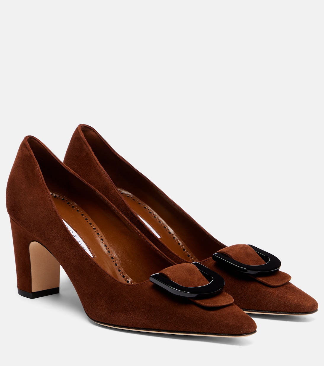 Ботильоны Beti 70 из замши Manolo Blahnik, Dbrw 2079