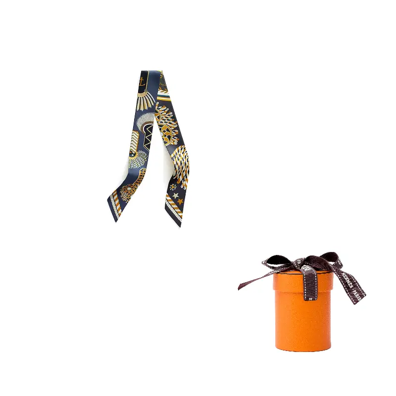 

HERMES Шёлковый шарф, Marine Blue