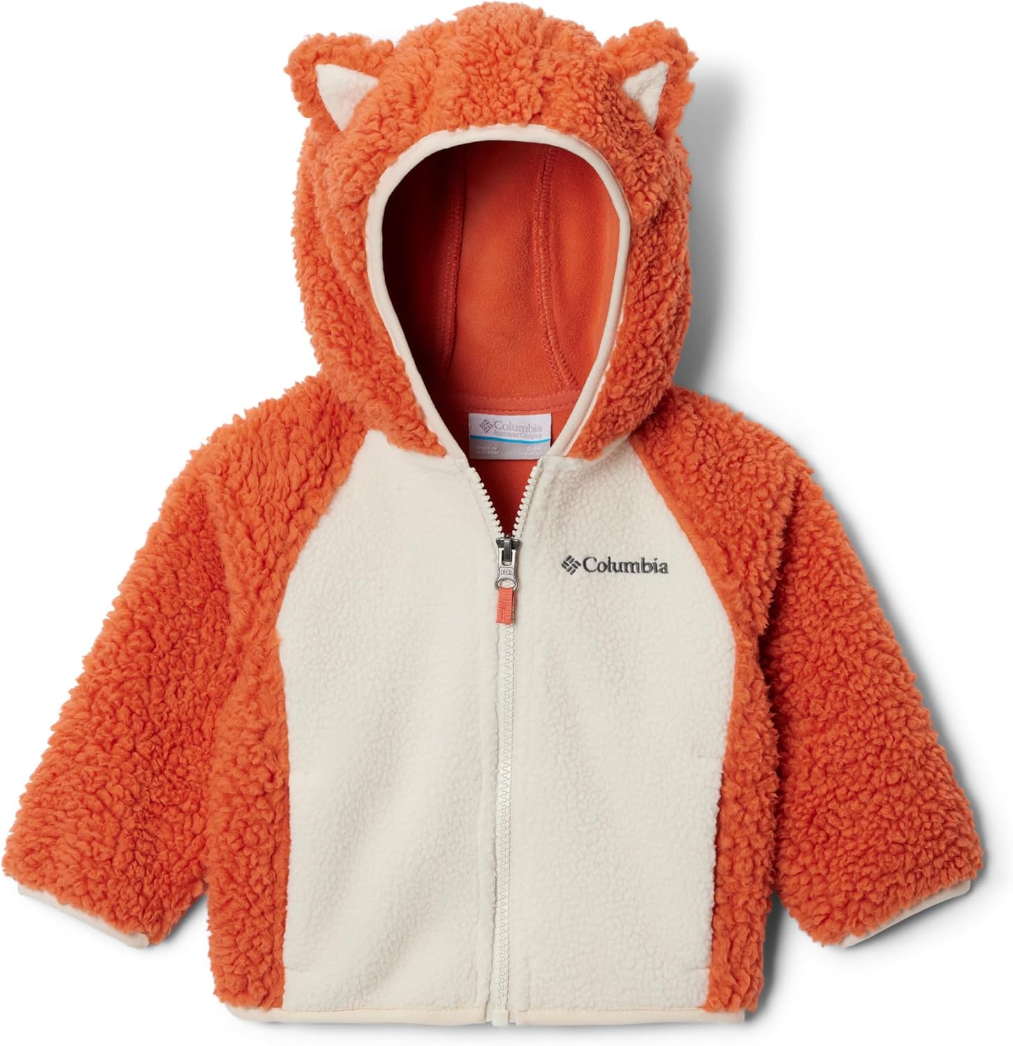 

Columbia Unisex Baby Foxy Baby Sherpa Full Zip, Tuscan/Chalk
