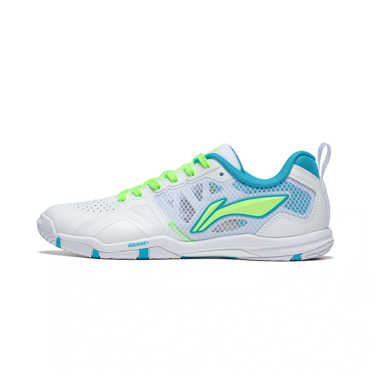 Кроссовки Li-Ning для настольного тенниса низкие унисекс белые/светло-голубые