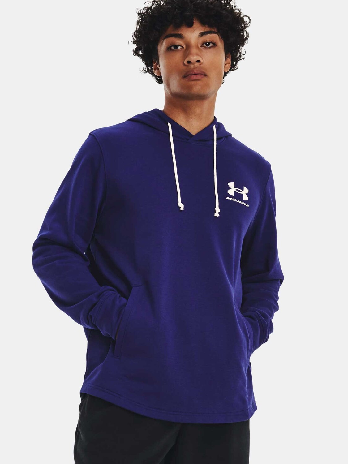 

Толстовка Under Armour RIVAL TERRY LC HD, синий