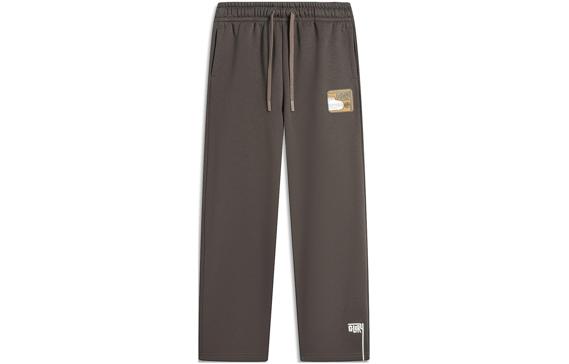 

Li-Ning x MISTER CARTOON Badfive вязаные спортивные брюки мужские Slate Umber