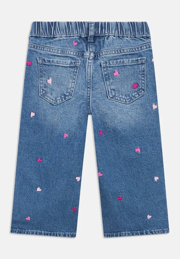 Широкие джинсы babygap, прямые джинсы Gap, Stone Blue Denim — фото 2
