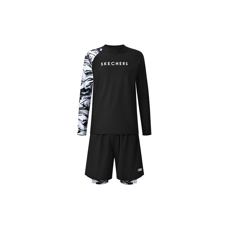 

Купальный комплект мужской черный Skechers