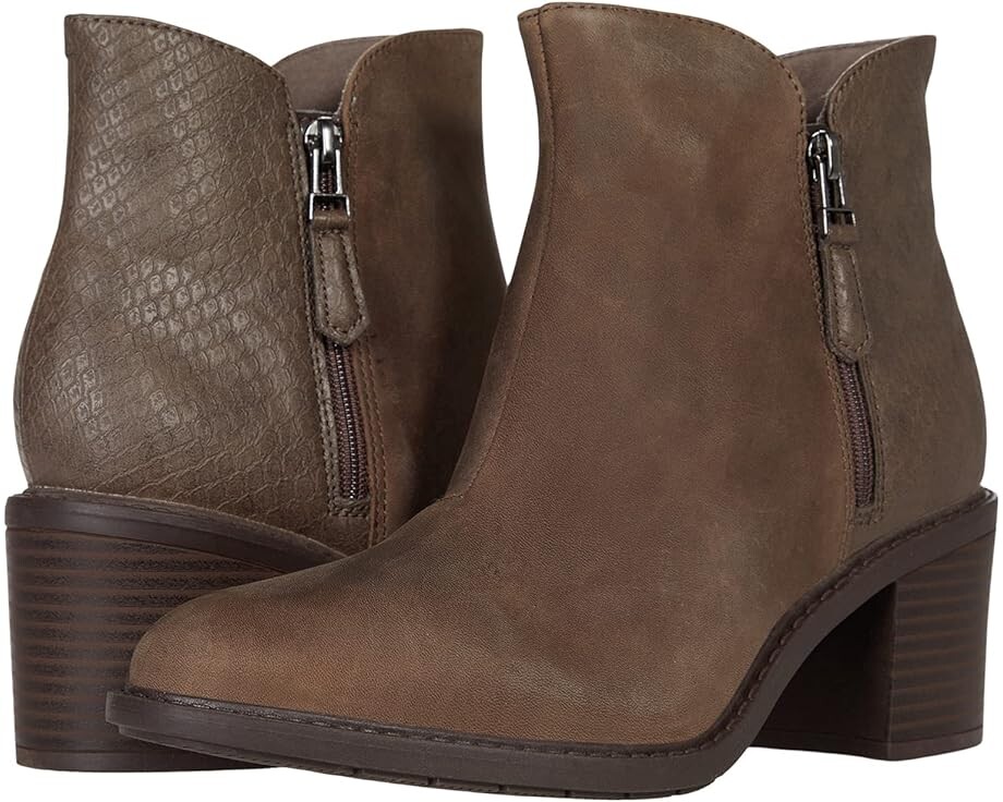 

Ботинки Clarks Scene Zip, цвет Dark Taupe Combi