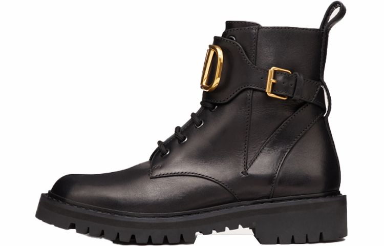 VLogo Signature Lace Up Combat Boots Женские Valentino