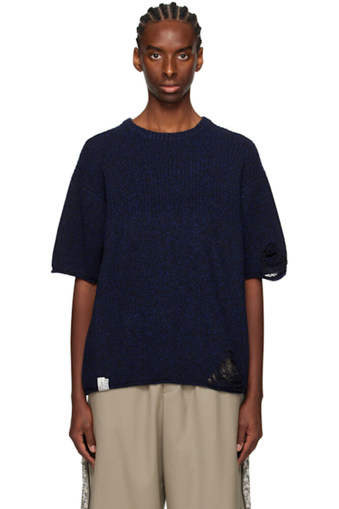 

Футболка с потертостями в морском стиле ADER error