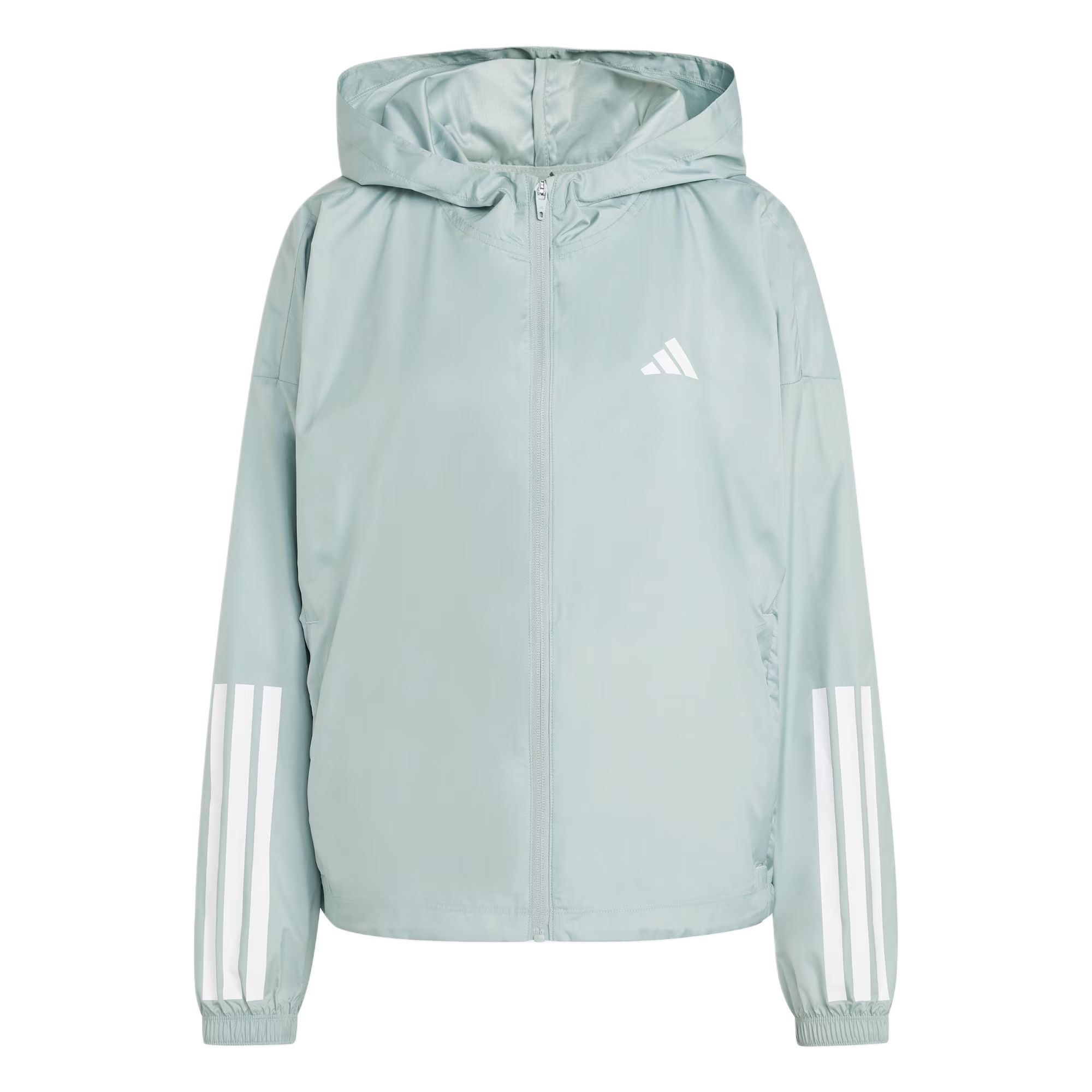 

Куртка ветровка Hyperglam WINDBREAKER женская Adidas, wonder светло-серый зеленый/белый