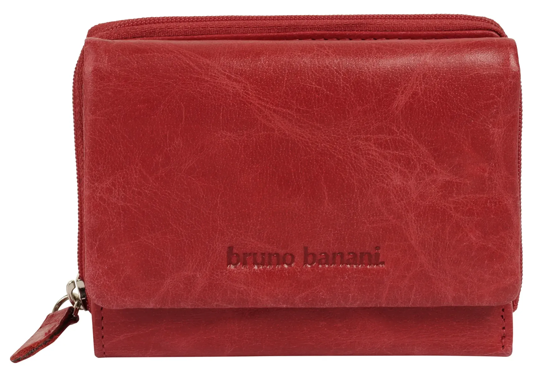 

Кошелек Bruno Banani, натуральная кожа, красный