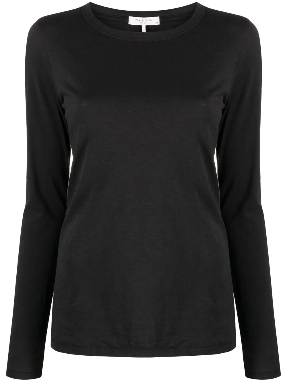 

Футболка с длинными рукавами rag & bone, черный