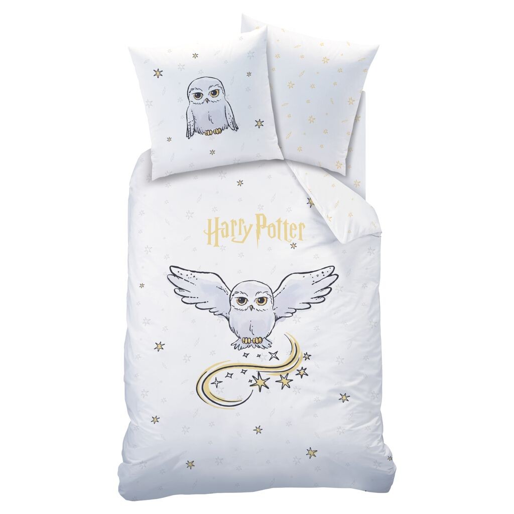

Постельное белье Harry Potter Owl Hedwig 80х80 + 135х200 см, 100% хлопок в Renforce, детское постельное белье для всех поклонников Хогвартса Harry Potter Shop