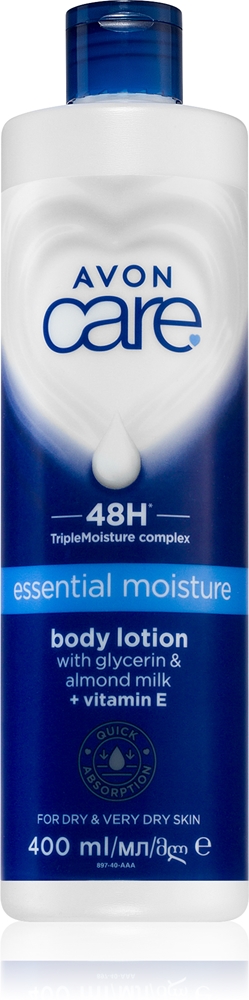 

Увлажняющий лосьон для тела Care Essential Moisture для сухой и очень сухой кожи Avon, 400 мл