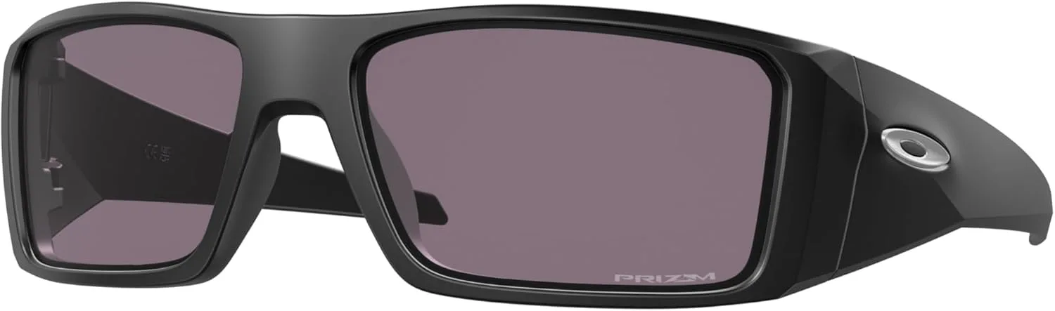 

Комплект солнцезащитных очков Oakley OO9231: OO 9231, HELIOSTAT 923137, поляризованные очки Clear/Prizm 24k из поликарбоната и большой черный ремешок, Clear