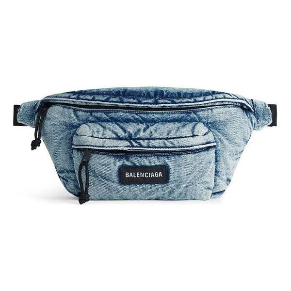 

Сумка explorer beltpack denim 'faded blue' Balenciaga, синий