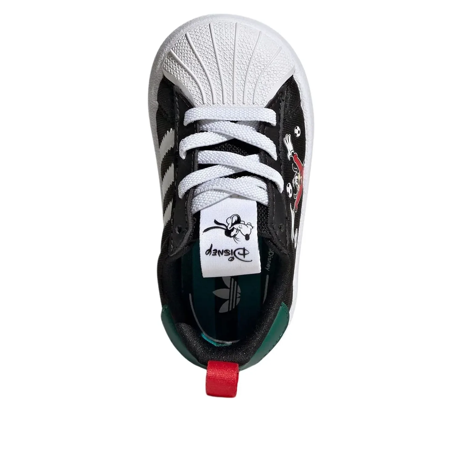 Кроссовки (TD) Adidas x Disney Adifoam Superstar 360 'Black Collegiate Green' — фото 3