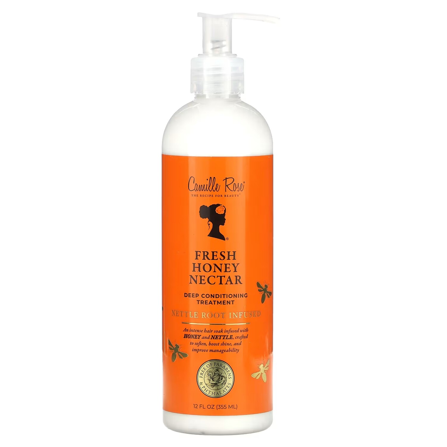 

Camille Rose Fresh Honey Nectar Глубоко кондиционирующее средство, 12 жидких унций (355 мл)