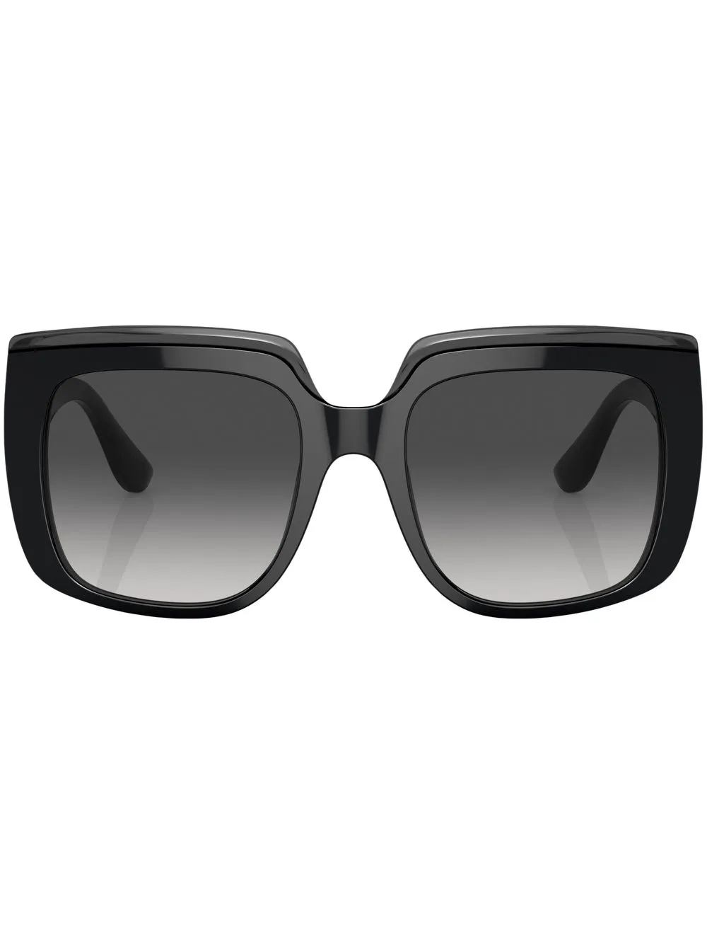 

Солнцезащитные очки в массивной оправе Dolce & Gabbana Eyewear, черный