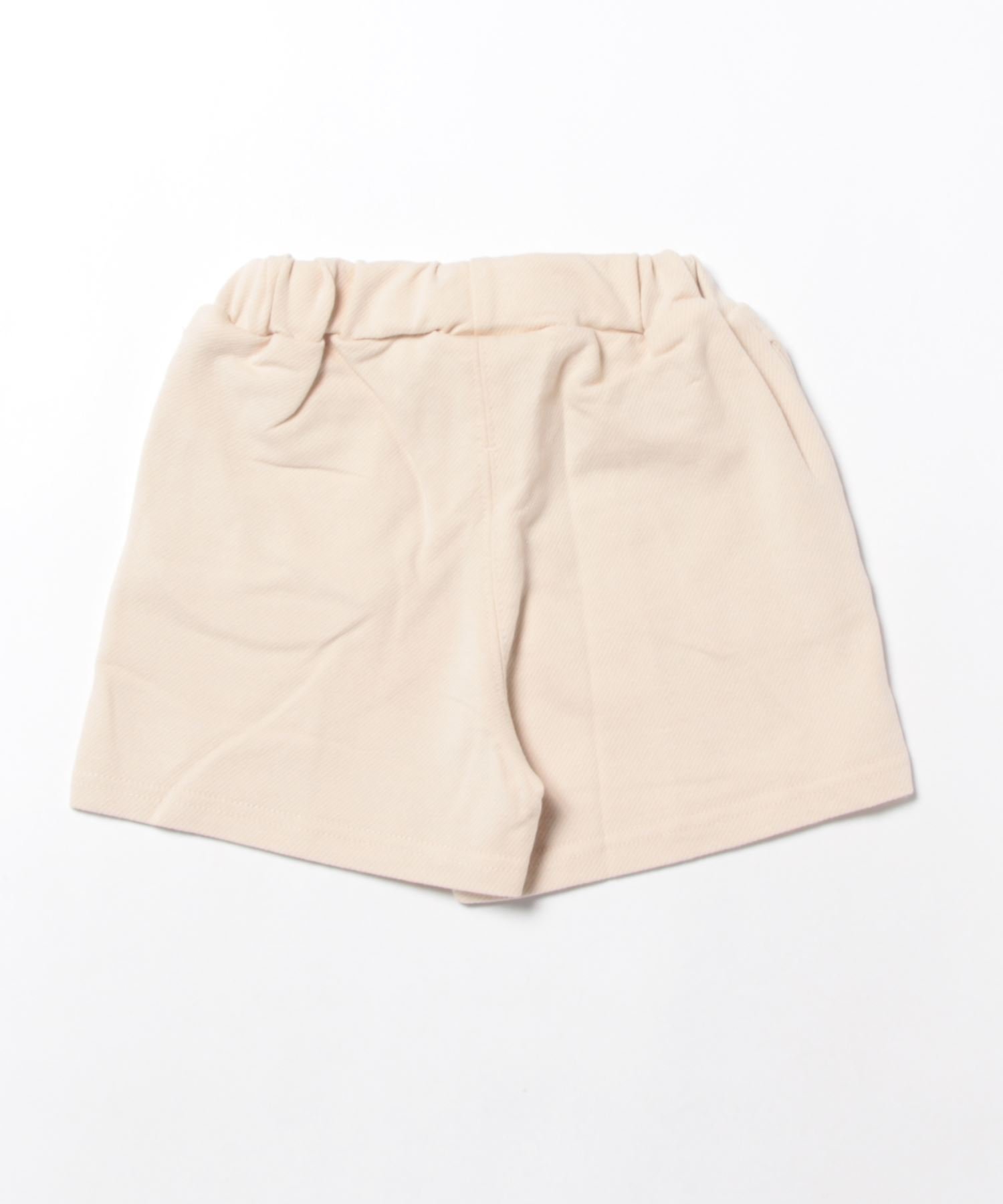 Корейский центр детской одежды, шорты с английским принтом. Aimoha Kids, Light beige — фото 2