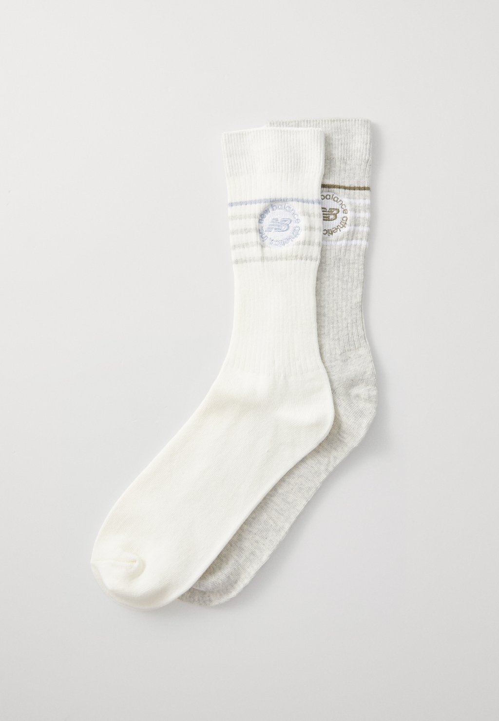 

Носки CIRCULAR LOGO MIDCALF SOCKS UNISEX 2 PACK New Balance, кремовый