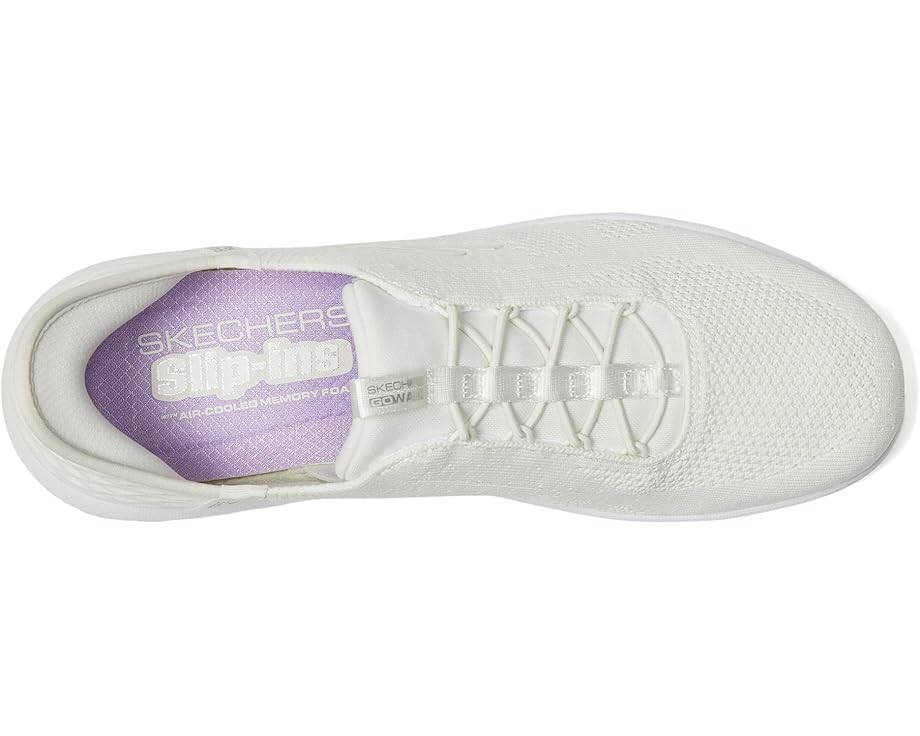 Кроссовки SKECHERS Go Walk Travel Milan Hands Free Slip-Ins, белый — фото 2