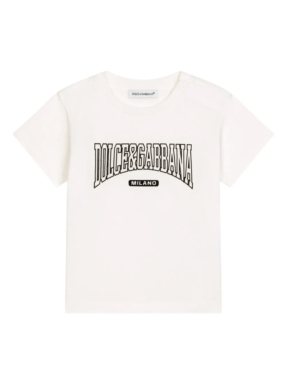 

Футболка с логотипом Dolce & Gabbana Kids, белый