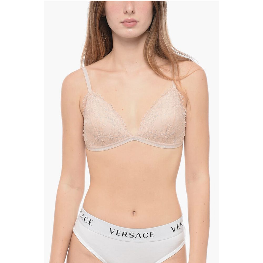 

Кружевной бюстгальтер EMPORIO с треугольными чашками и отделкой люрексом Armani, Multicolor