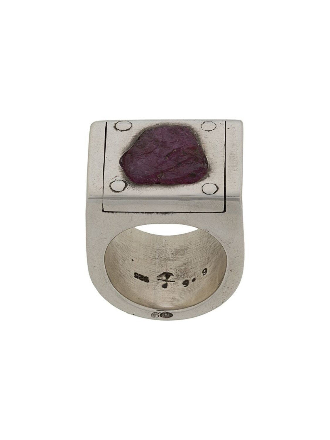 

Кольцо Plate Parts of Four, серебряный