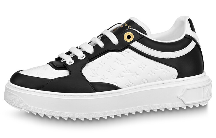 Кроссовки LOUIS VUITTON Time Out Sneakers 'White Mini Monogram Black' Women's
