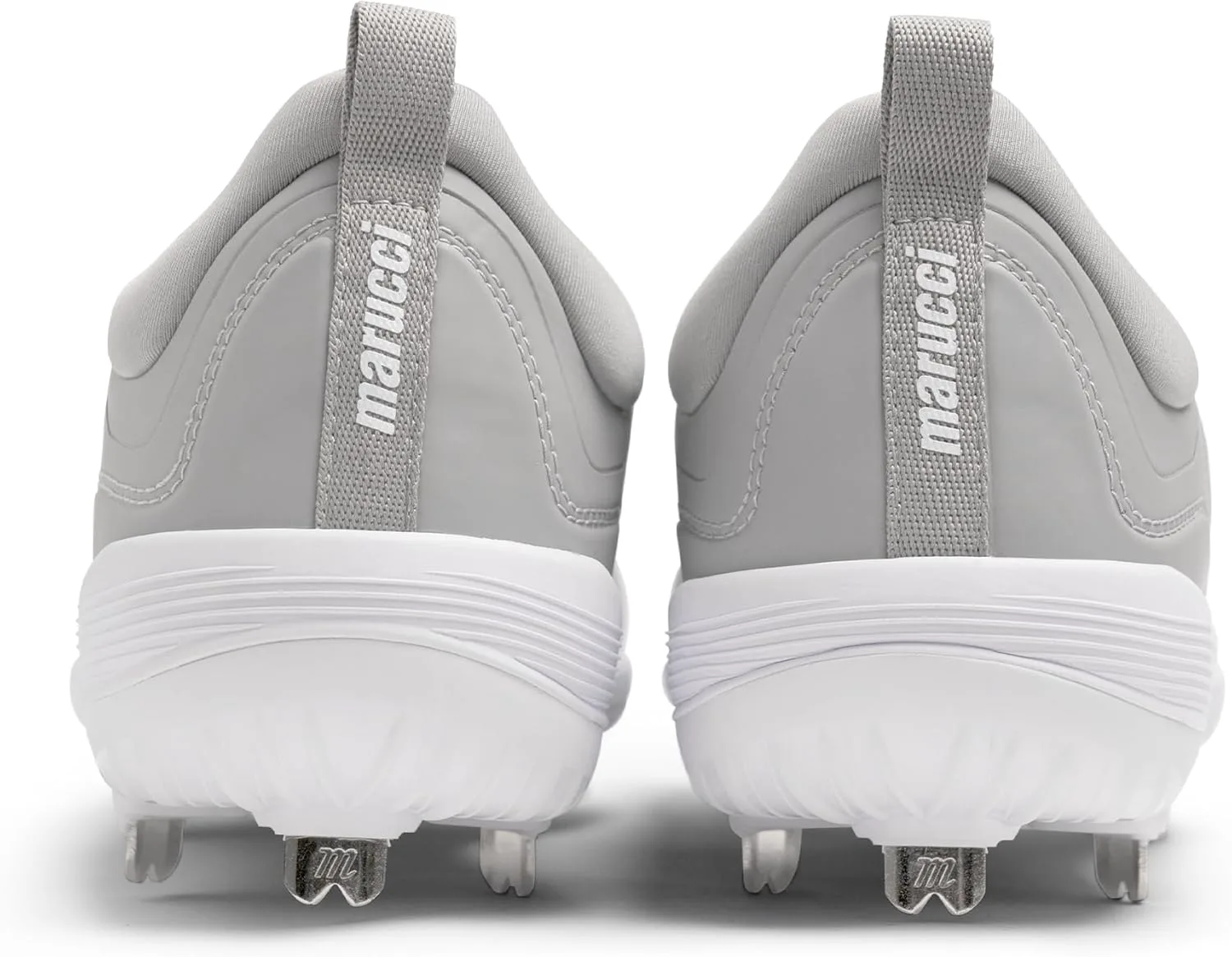Бейсбольные бутсы Marucci CFT Low Height из металла для мужчин, бейсбольная обувь для мужчин, надежная регулируемая посадка, комфорт и сцепление для высокой производительности, легкие, долговечные, серый — фото 4