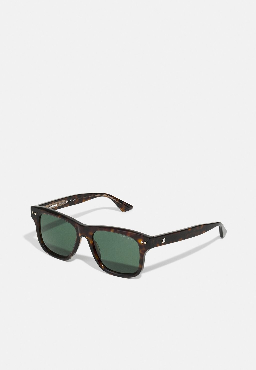 

Солнцезащитные очки Mont Blanc, цвет havana/green