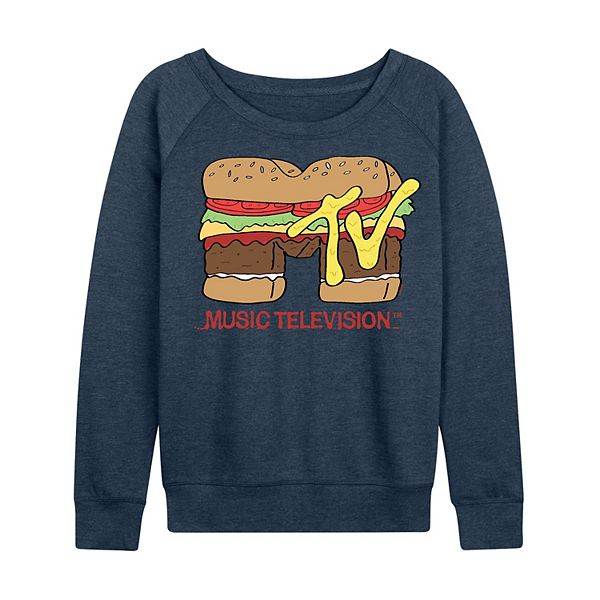 

Женская футболка с длинным рукавом MTV Burger Logo French Terry Licensed Character, Heather Indigo, Фиолетовый, Женская футболка с длинным рукавом MTV Burger Logo French Terry Licensed Character, Heather Indigo