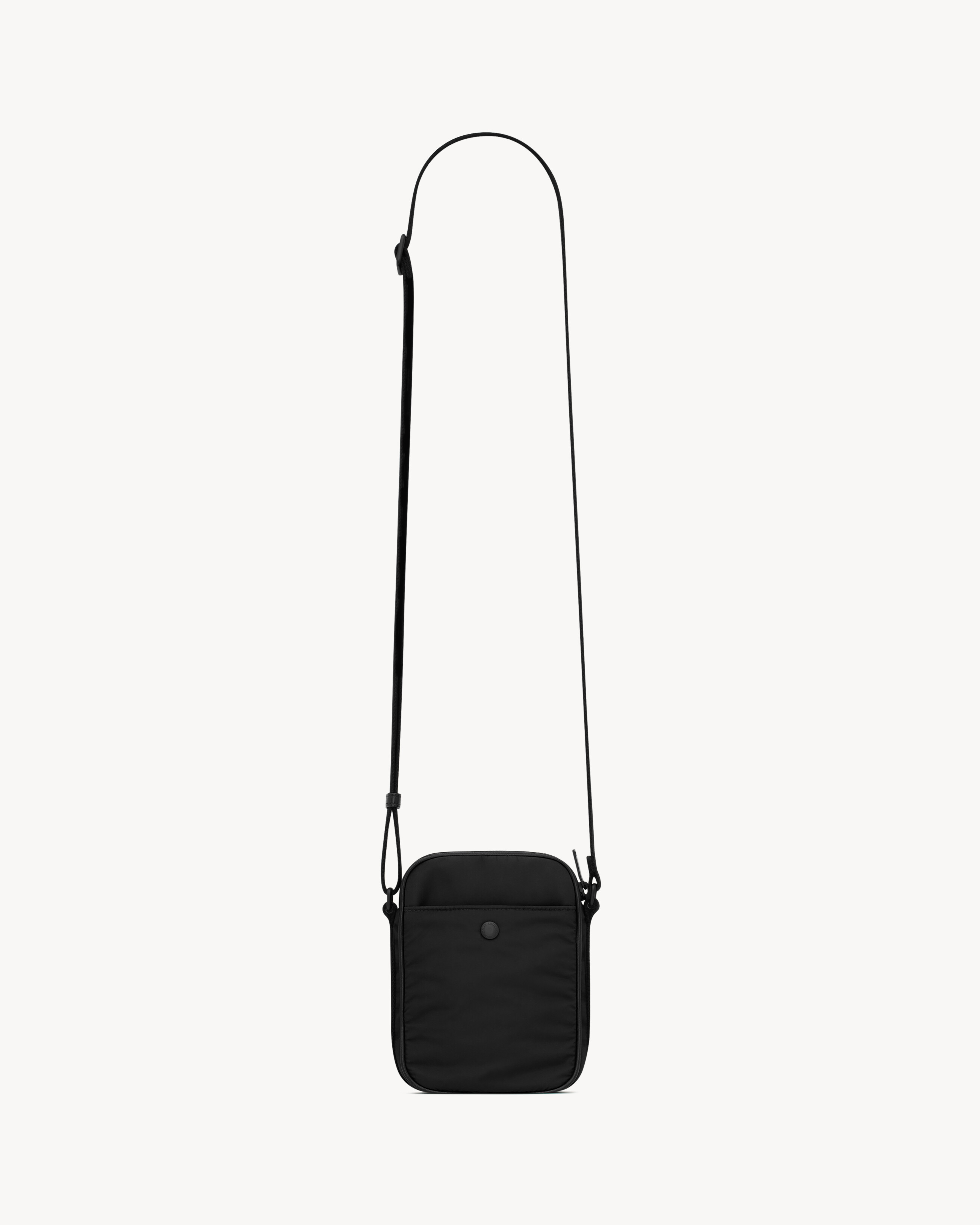 Мини-сумка-камера CITY SAINT LAURENT из нейлона, черный — фото 2