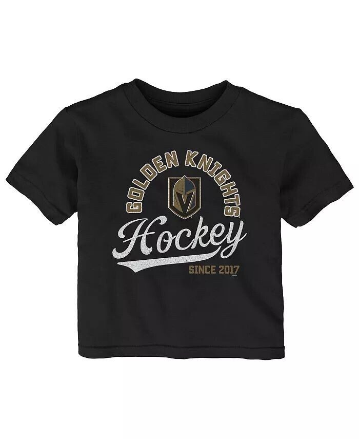 

Черная футболка Vegas Golden Knights Take The Lead для мальчиков и девочек для младенцев Outerstuff