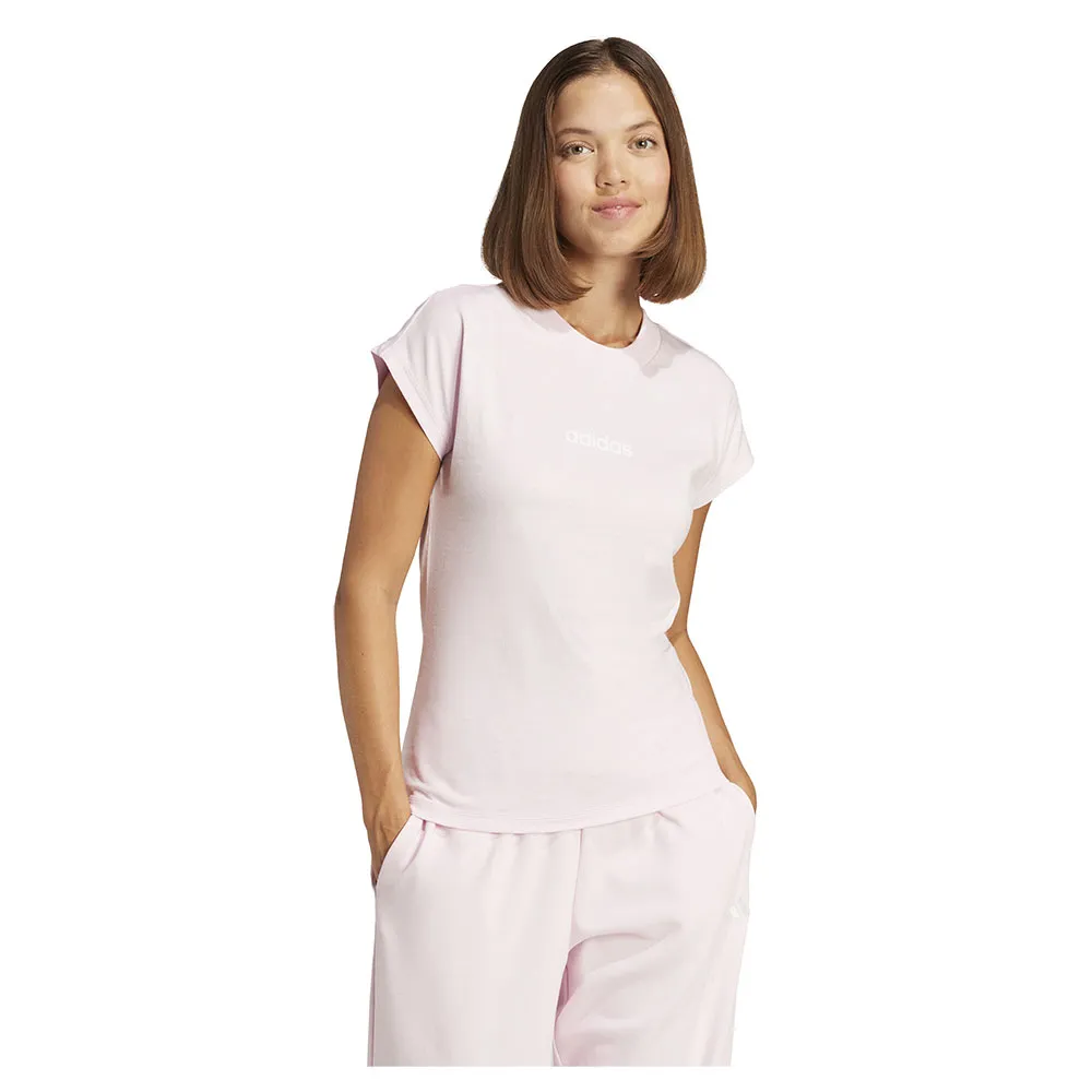 

Футболка adidas Essentials Linear Cotton, розовый