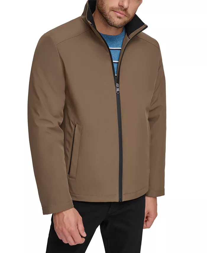 

Мужская классическая куртка средней плотности со стоячим воротником Calvin Klein, коричневый