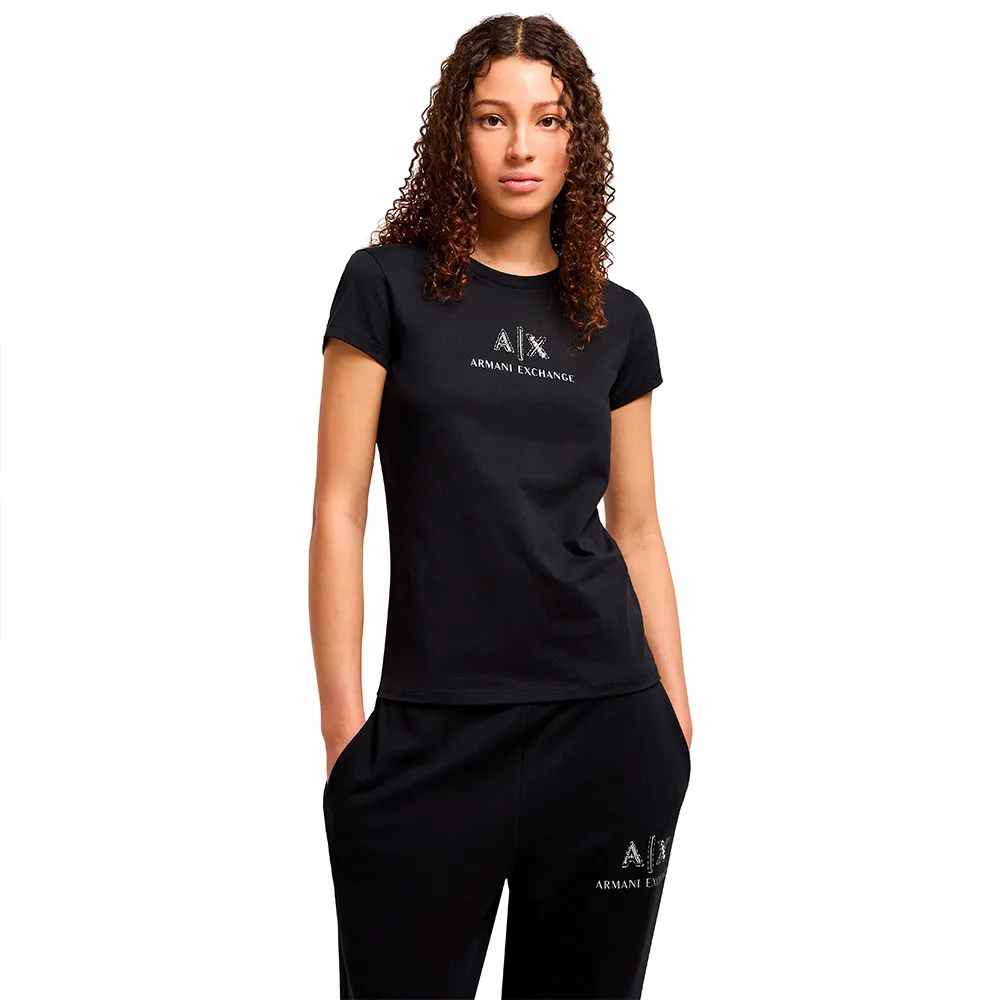

Футболка с коротким рукавом Armani Exchange XW000386_AF10354, черный