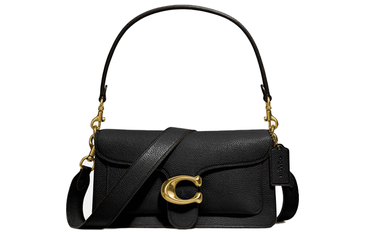 

COACH Сумка через плечо Tabby Polished Pebbled Leather Dionysus женская черная