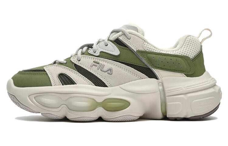 

Женские массивные кроссовки FILA, White/Green